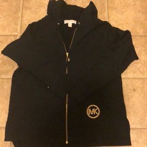 Michael Kors black zip up hoodie